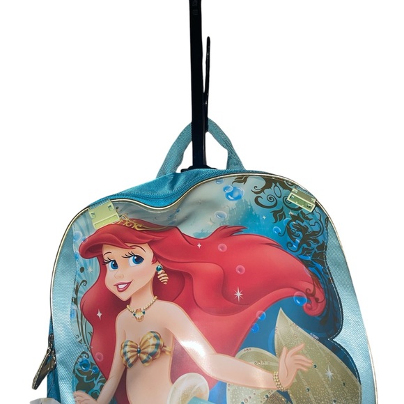 NWT Rare Rolling Backpack The Little Mermaid from the Disney Store - Picture 5 of 8